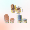 Set 50 Cốc cupcake giấy mix BÉ TRAI (5*6*4,5 - đ*m*c)