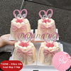 Set 10 mica tim hồng chữ love loại 2 lớp đẹp