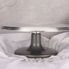 Bàn xoay inox chân hợp kim màu đen nhám size 30cm