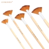 Set 5 cọ xoè  màu gỗ