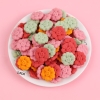 Bánh quy hình HOA sắc màu 180gr