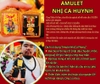 Amulet Nhị Ca Phong viện mạ vàng