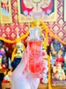 Nước hoa voi Ganesha ren trắng