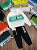 Bộ cotton nỉ dài tay Jordan quần jogger túi hộp 8 màu