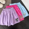Quần váy dáng xoè cotton thêu hình Kuromi, Cinnamoroll, My Melody
