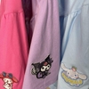 Quần váy dáng xoè cotton thêu hình Kuromi, Cinnamoroll, My Melody