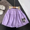 Quần váy dáng xoè cotton thêu hình Kuromi, Cinnamoroll, My Melody