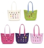 Túi Crocs nhựa vi sinh 5 màu size 33x25x10cm