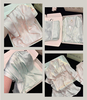 Bộ pyjama lụa Hello Kitty cộc tay 2 màu Xanh, Hồng