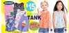 Set 5 áo ba lỗ OLDNAVY bé gái