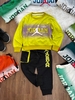 Bộ cotton nỉ dài tay Jordan quần jogger túi hộp 8 màu