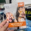 Temporary Tattoos 2 màu cam, xanh