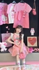 Váy cánh tiên CÓ TÚI kẻ ngang phối trắng hình Cinnamoroll, My Melody, Kuromi