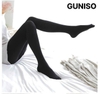 Quần tất GU 300D lót nỉ lông màu đen