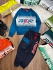 Bộ cotton nỉ dài tay Jordan quần jogger túi hộp 8 màu