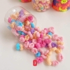 Hộp chun buộc tóc cho bé 3 loại đen, pastel, sắc màu