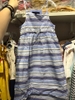 Váy hai dây maxi Nautica kẻ xanh dáng dài
