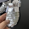 Sandal rọ GeeJay xuất Nga màu bạc cho bé