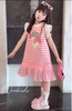 Váy cánh tiên KO TÚI kẻ ngang phối trắng hình Cinnamoroll, My Melody, Kuromi