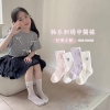 Set 4 đôi tất nơ ren mỏng 4 màu