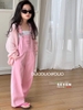 Yếm jean hồng bé gái style Hàn