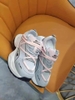 Giày sneaker mix tông ghi hồng đế nhẹ, mềm