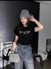 KGP - Áo cotton cộc tay Balmain Paris trắng