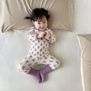Bộ cotton xuất Hàn dài tay 22 mẫu cho bé