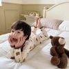 Bộ cotton xuất Hàn dài tay 22 mẫu cho bé
