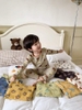 Bộ cotton xuất Hàn dài tay 22 mẫu cho bé