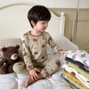 Bộ cotton xuất Hàn dài tay 22 mẫu cho bé