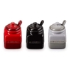 Set 3 hũ đựng gia vị bằng sứ hãng Le Creuset sắc màu