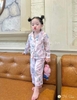 Bộ pyjamas Hi.Sun chất thô xô mềm hình gấu hồng