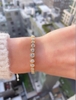 Vòng tay hãng Swarovski Gold Tone chất liệu pha lê mạ vàng