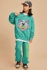 Bộ nỉ dài tay Kenzo con hổ 3 màu đen, xanh, vàng