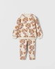 Bộ nỉ Zara Paw Patrol áo da cá phối quần legging tăm
