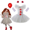 Set váy voan hóa trang Halloween chú hề Pennywise 4 chi tiết