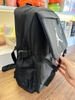 Balo đen Jordan bé trai vải dù size 40x25x12cm