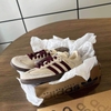 Giày thể thao Samba Adidas màu trắng be phối đỏ rượu