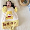 Túi ngủ bông thu đông 4 mẫu Lợn hồng, gấu vàng, Monster