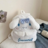 Balo lông Kuromi đen, Cinnamoroll trắng, Melody hồng 5 mẫu
