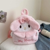 Balo lông Kuromi đen, Cinnamoroll trắng, Melody hồng 5 mẫu