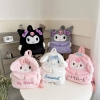 Balo lông Kuromi đen, Cinnamoroll trắng, Melody hồng 5 mẫu