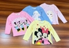 Áo cotton H&M dài tay mẫu Elsa Anna, Minnie, Unicorn...