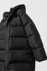 Áo khoác phao parka Zara dáng dài dư xịn 2 màu đen, xanh rêu