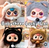 Baby Three Mèo thần tài Lucky Cat Zipper