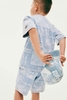 Áo phông cộc tay H&M mẫu Mickey xanh nhạt