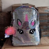 Balo kim sa lật Unicorn lấp lánh The Children's Place màu đen