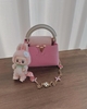 Móc khóa Labubu hoa hồng size 17cm