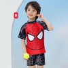 Bộ bơi áo cộc quần sooc bé trai kèm mũ 4 mẫu Spiderman, Khủng Long